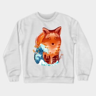 Fox Landscape Crewneck Sweatshirt